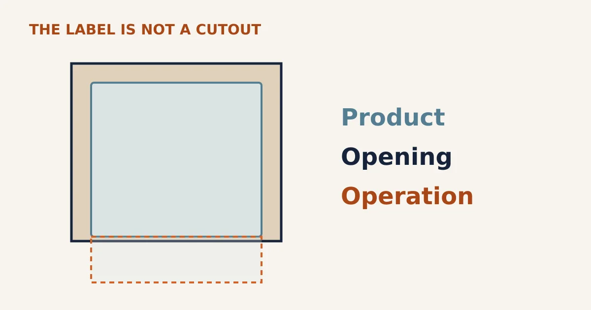 Appliance Size vs. Cutout: Which Number Should Match? — conceptual illustration