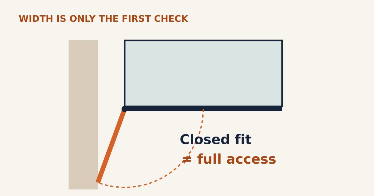 The Refrigerator Fits—Why Won’t the Doors Open? — conceptual illustration